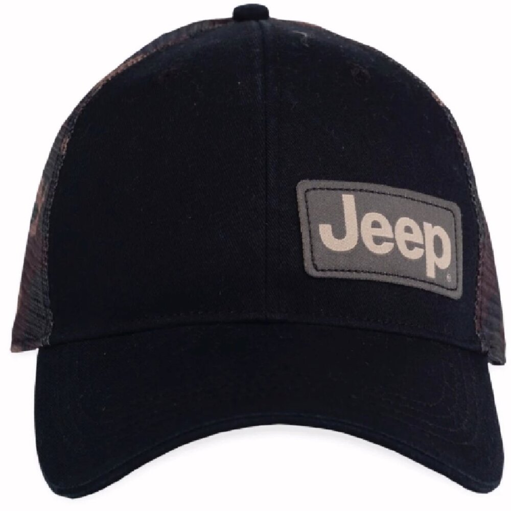 Jeep Woodland Camo Mesh Cap Hat - NEW Fast Ship